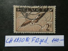 CH 1930 Nr. F13 gestempelt