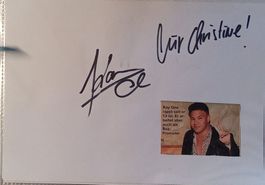 Kay One Autogramm signiert Karte 15x21cm