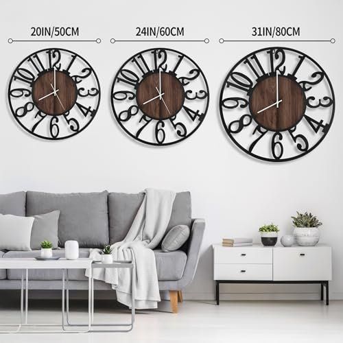 Pendules & Horloges murales: LED Wanduhr 50cm leise – Neuf avec emballage d'origine à Hundwil par pak_b5sl 3