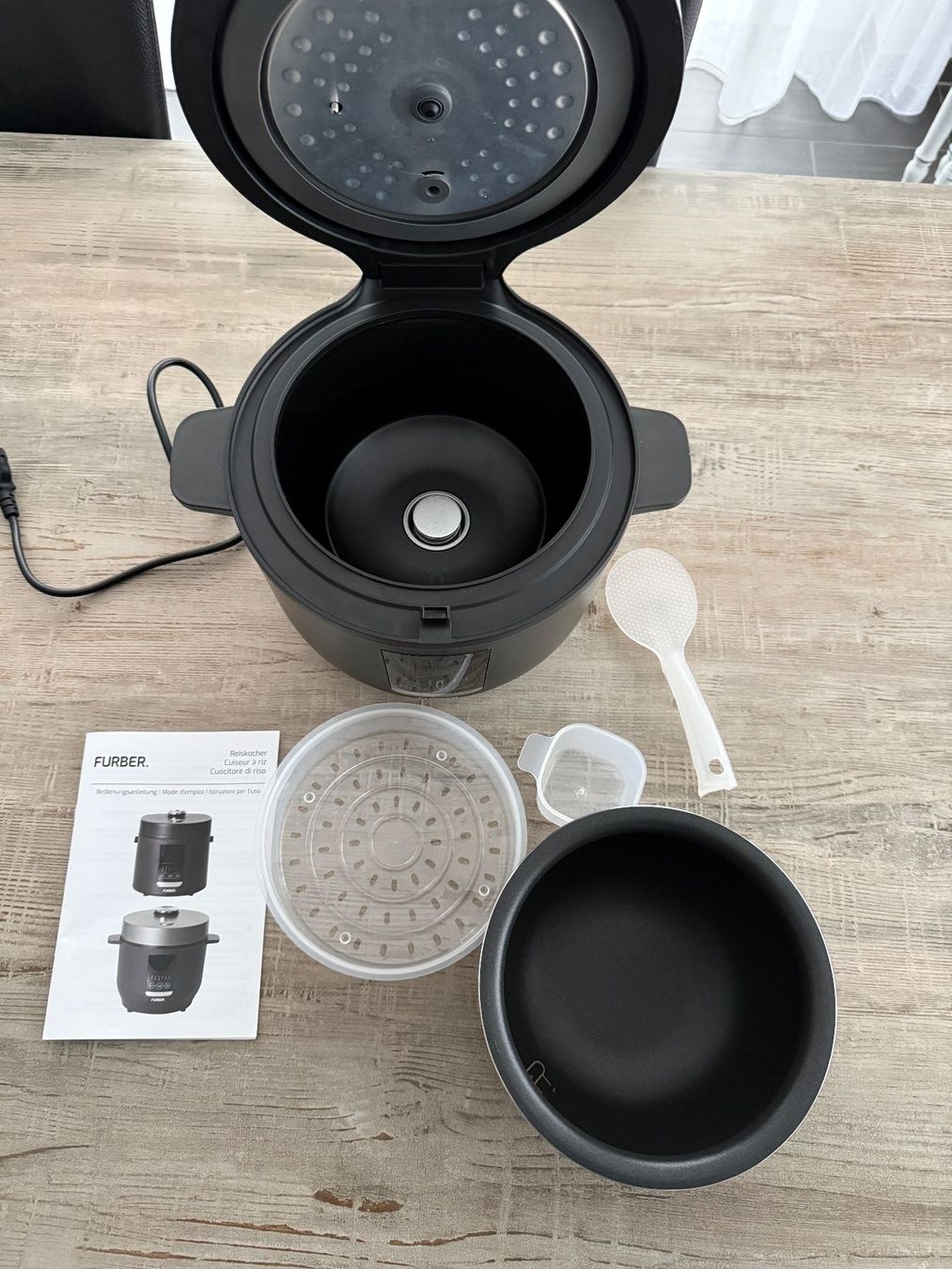 Elettrodomestici da cucina: Furber Reiskocher KUN 2.8 L, Schwarz – Usato da Wolfwil venduto da Inseider12 1