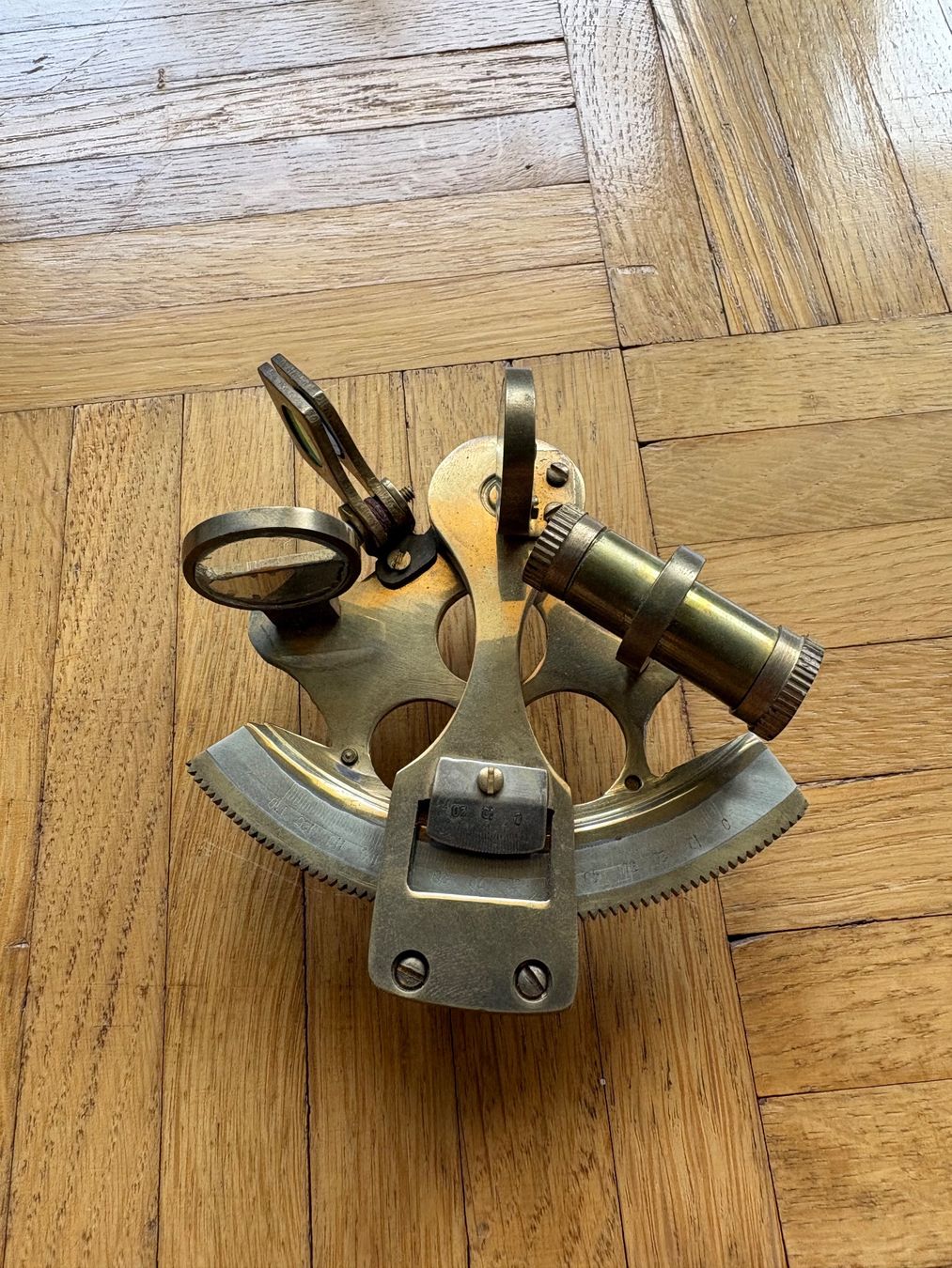 Messen: Petit sextant en laiton – Neu (gemäss Beschreibung) aus Bellevue von Fas05 1