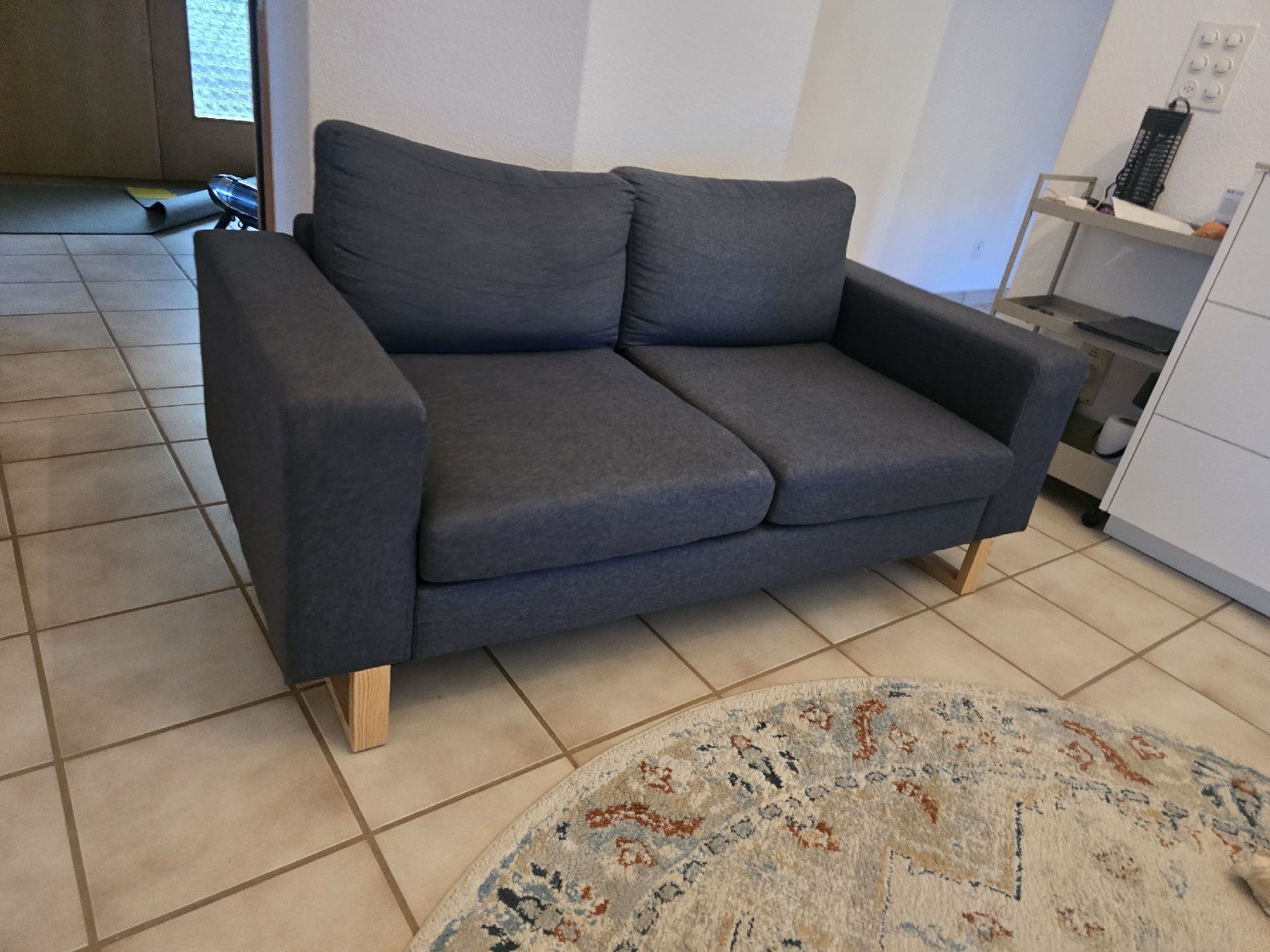 Gonser Divani: Zweisitzer Sofa dunkelgrau RONNY – Usato da Erschwil venduto da LOLOPE 3