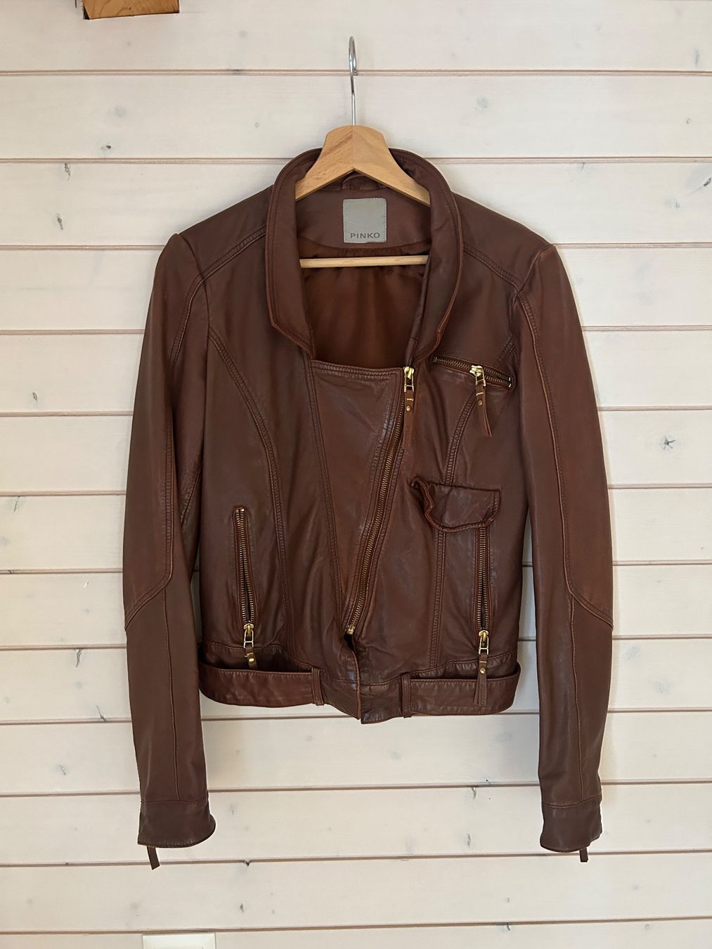 Pinko Giacche: Pinko Lederjacke - Gr. 36 – Usato da Illnau venduto da Monkky 1