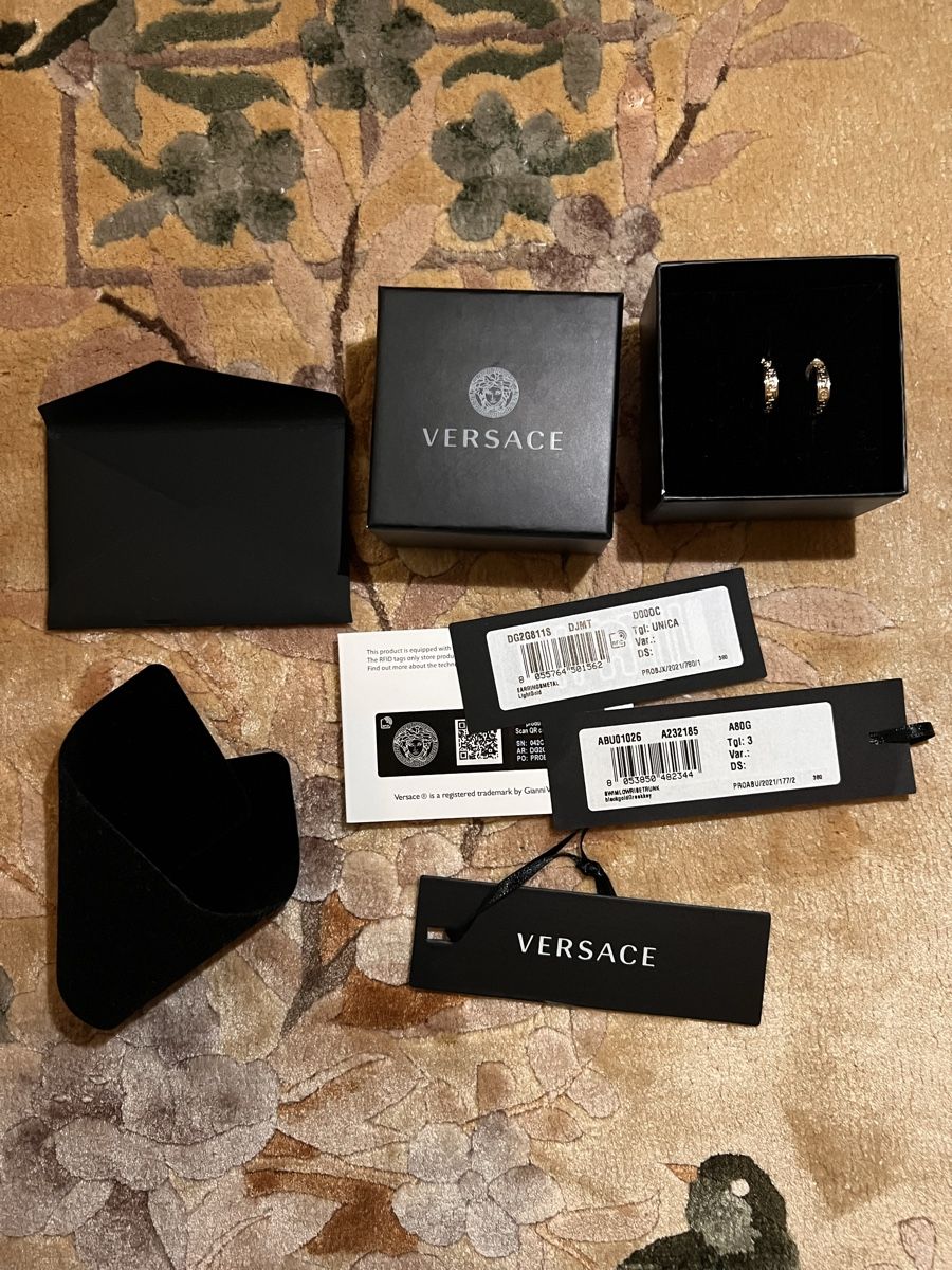 Orecchini pendenti & Orecchini a lobo: Versace Elegante Silberohrringe, zeitlos schön – Nuovo (secondo la descrizione) da Lugano venduto da neno83 1