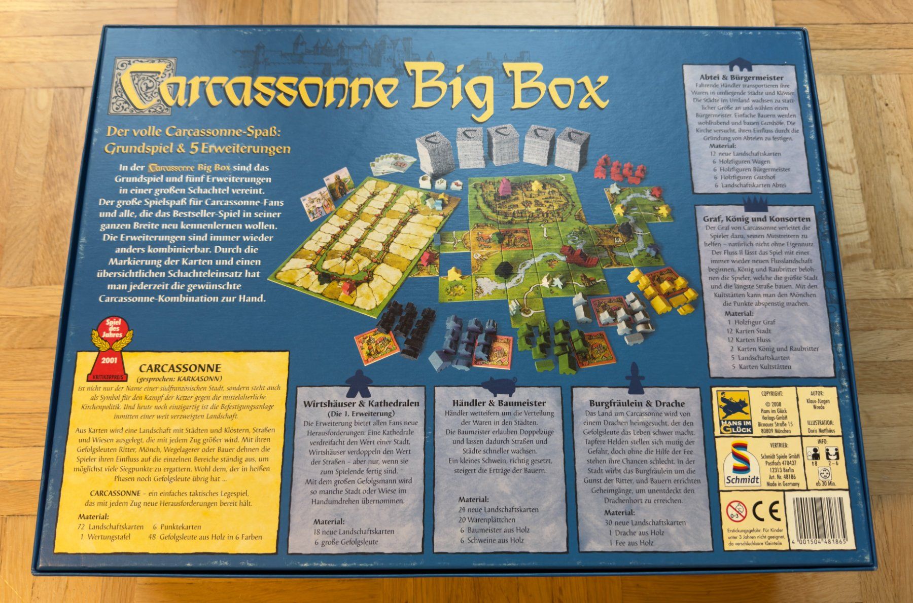 Spiele: Carcassonne Big Box 2008 – Gebraucht aus Kaiseraugst von Kinghomer 1