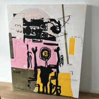 Expressionismus Kunst Modern Acryl Urban Bild Les Lignes