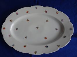 KPM Porzellan-Platte oval 39x37cm nostalgisch aus den 30ern,