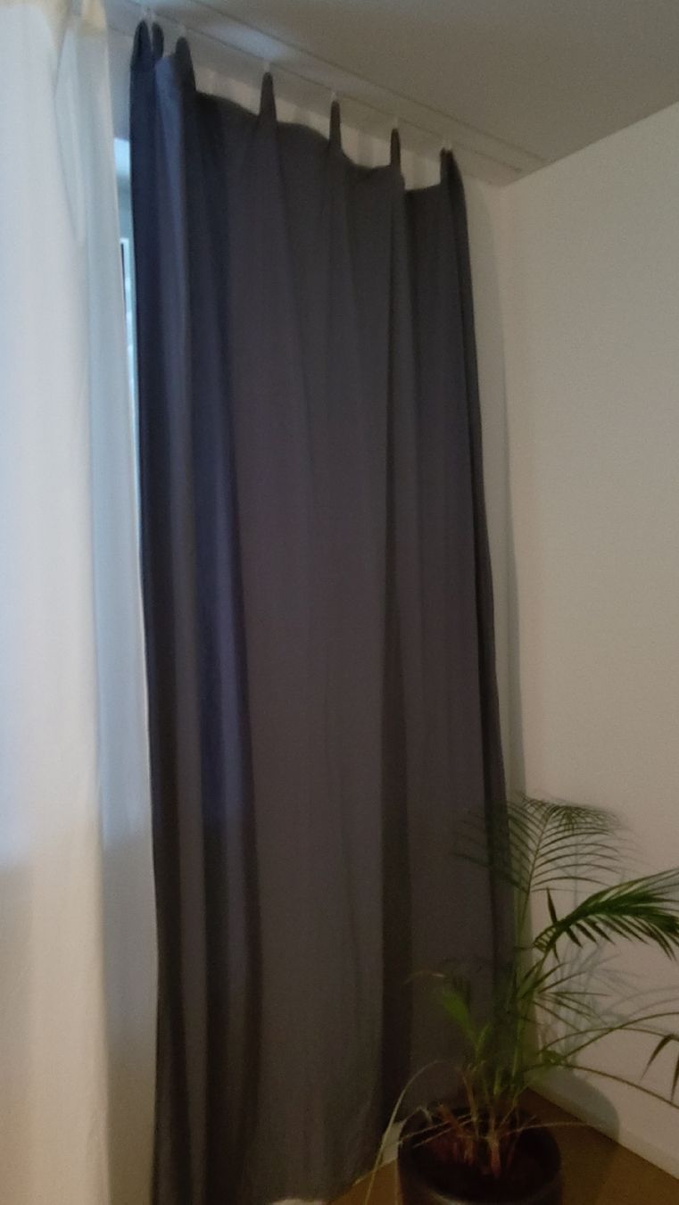 Micasa Vorhänge: Micasa Tagesvorhang Blickdicht Blau 3x  – Neu (gemäss Beschreibung) aus Glattpark(Opfikon) von gia_55rs