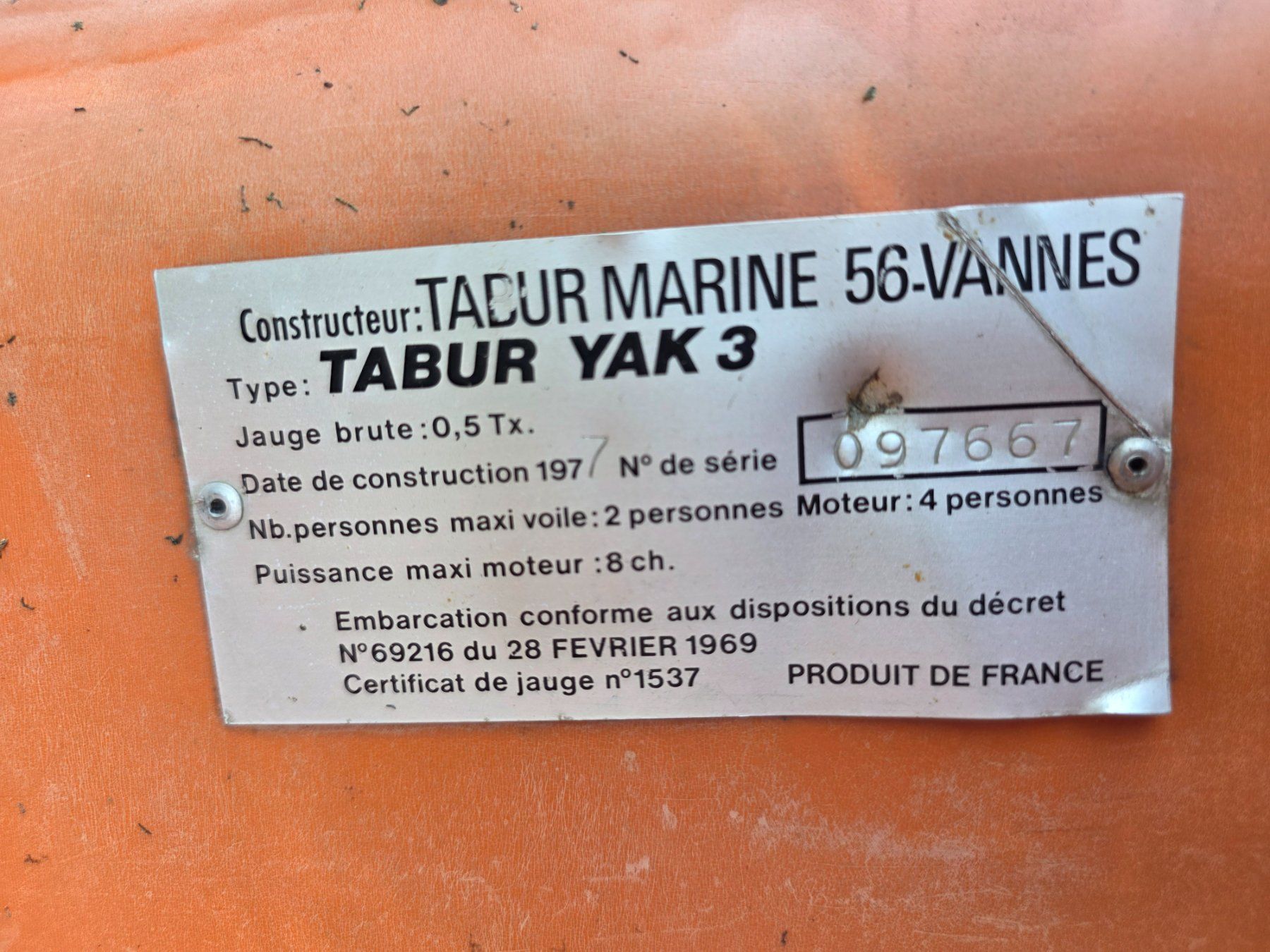Tabur Barche: Tabur Yak III Paddelboot - Fischerboot - Ruderboot – Usato da Münchenbuchsee venduto da LuupBrocki 5