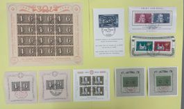 Lot mit 9 Schweizer Blocks gestempelt