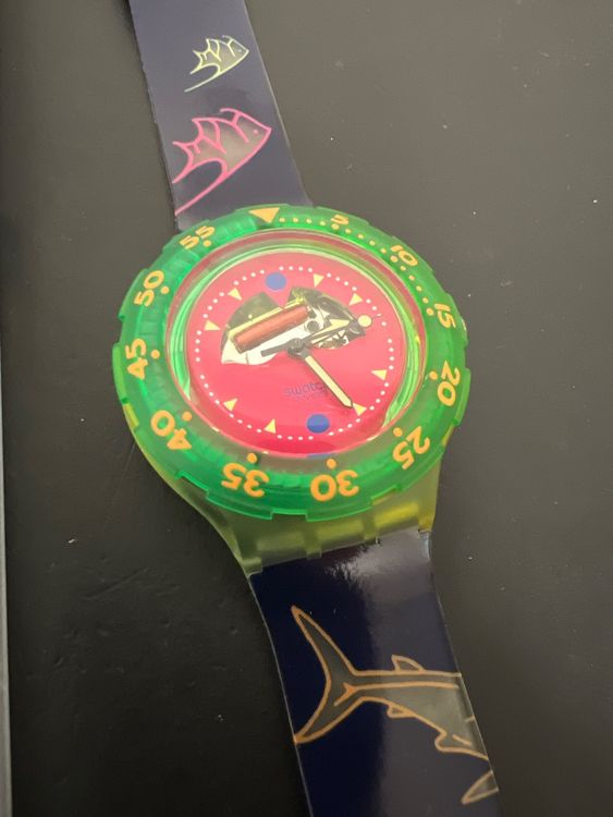 Swatch Scuba Happy Fish 1990 Ungetragen (Neu (gemäss Beschreibung)) in ...
