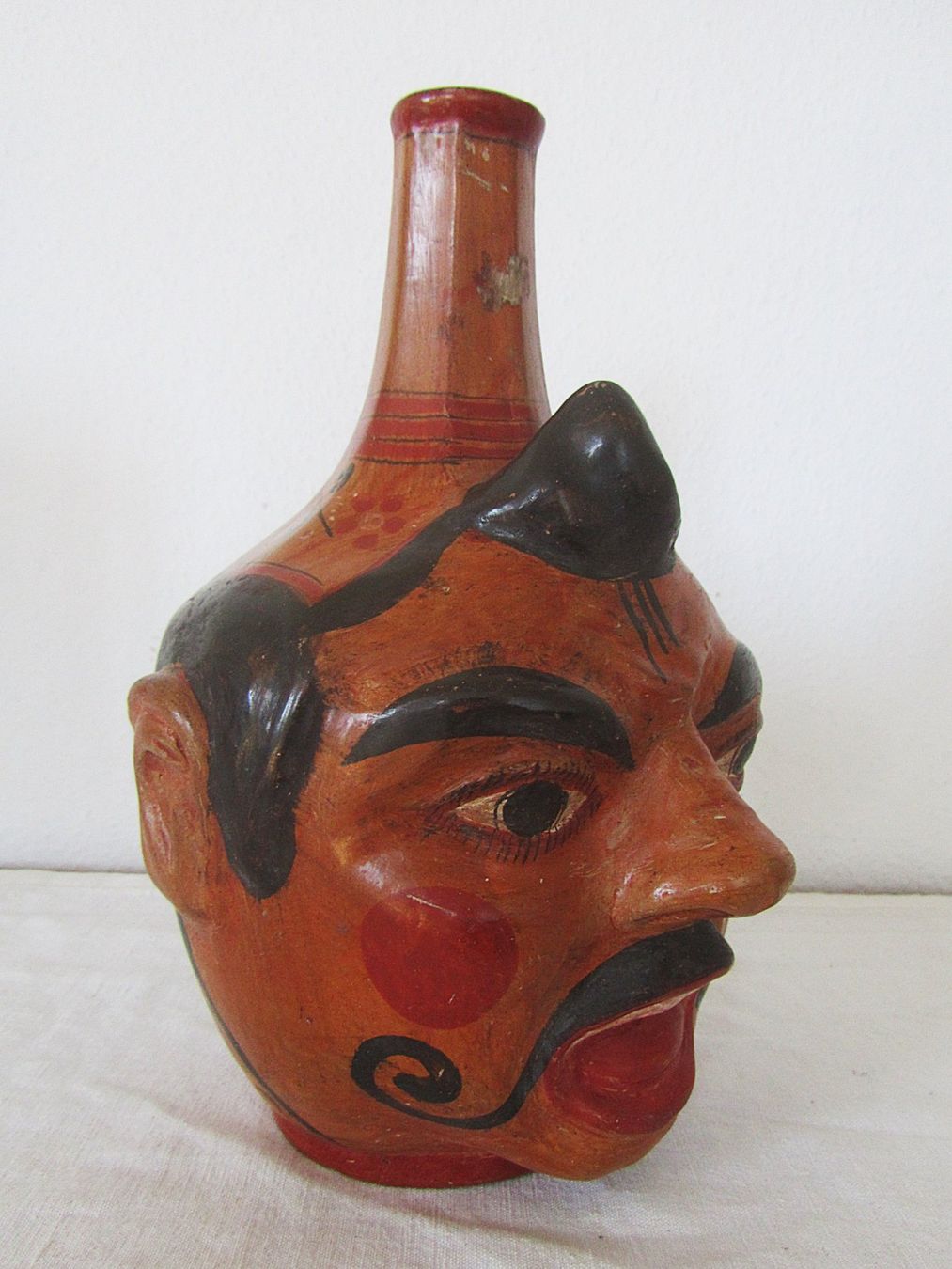 Caraffe: Dekorative Vintage Karaffe mit Gesicht – Usato da Seengen venduto da mikelele 3