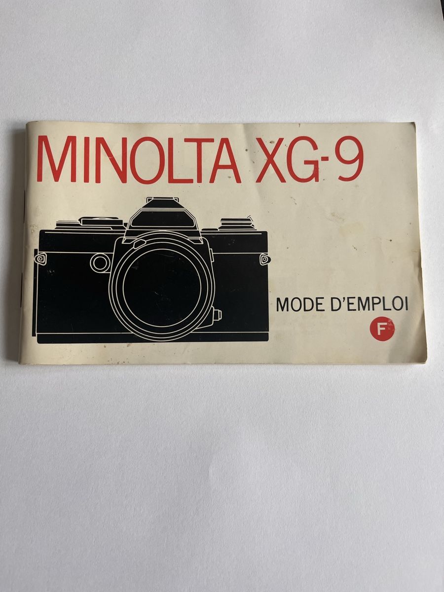 Minolta Fotocamera: Minolta XG-9 Benutzerhandbuch – Usato da Boudry venduto da martin8mum 1