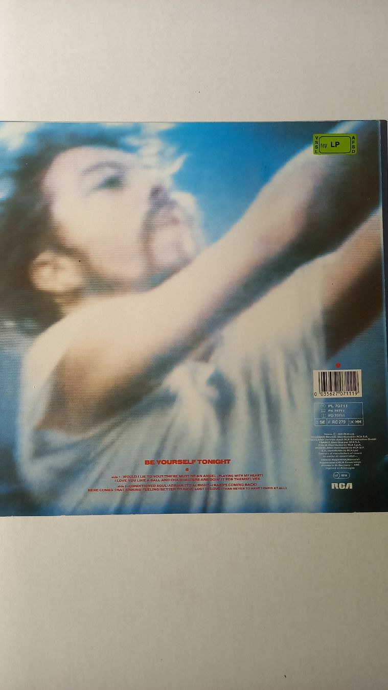 Dischi in vinile: Eurythmics - Be Yourself Tonight - seltene Vinyl LP – Usato da St. Gallen venduto da Bir_Rer 1