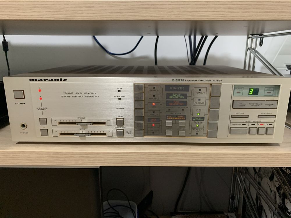 Amplificateur Marantz PM 630 Vintage : Le Monitor Amplifier Qui A Du Style