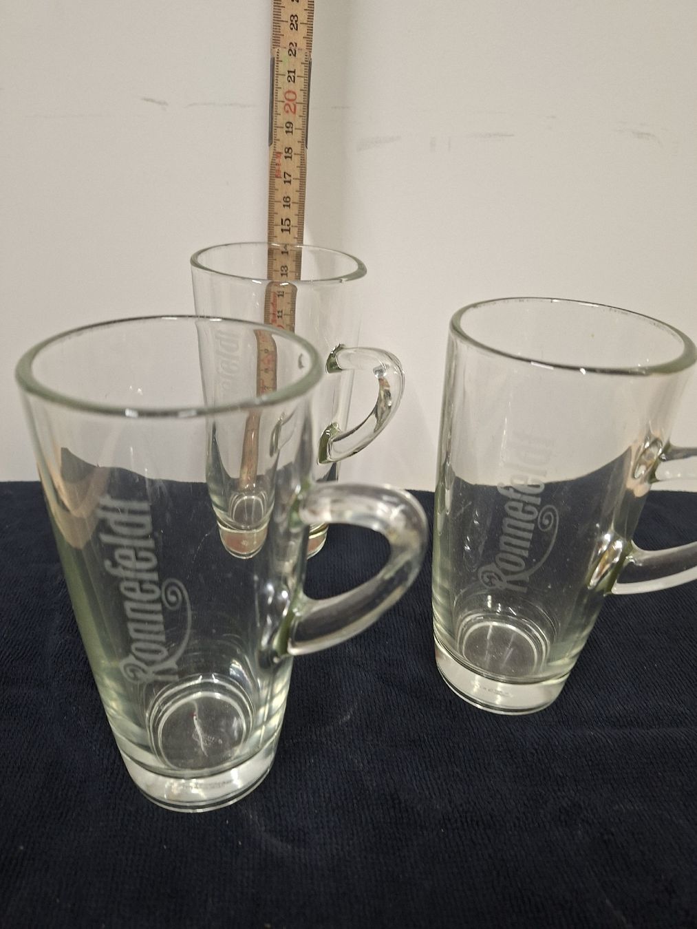 Bicchieri: 9 Ronnefeldt Teegläser mit Henkel, Glas,  – Usato da Bäch SZ venduto da nadinek85 2