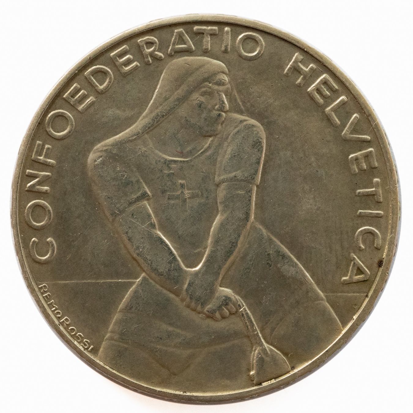 Tutti le monete: 5 Franken Silber Laupen 1939 – Usato da Rotkreuz venduto da num_6343 1