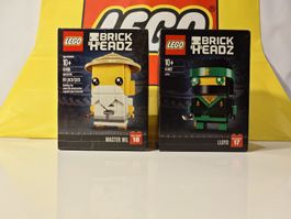 LEGO BrickHeadz Lloyd 41487 & Master Wu 41488 - New