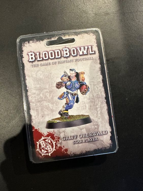 Blood Bowl – Griff Oberwald Miniature Figure – Rare Collectible Player For Fantasy Football Game - View #9