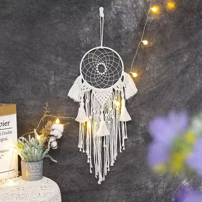 Tutte le decorazioni: Makramee Traumfänger DeLuxe, NEU – Nuovo e nell'imballaggio originale da Lachen SZ venduto da Luxolino 1