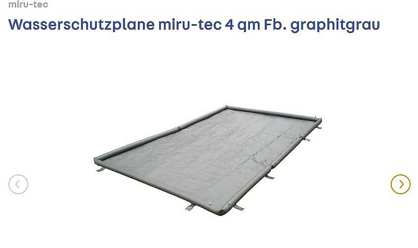 Altro: Wasserschutzplane miru-tec – Nuovo e nell'imballaggio originale da Emmen venduto da CZ6032 1