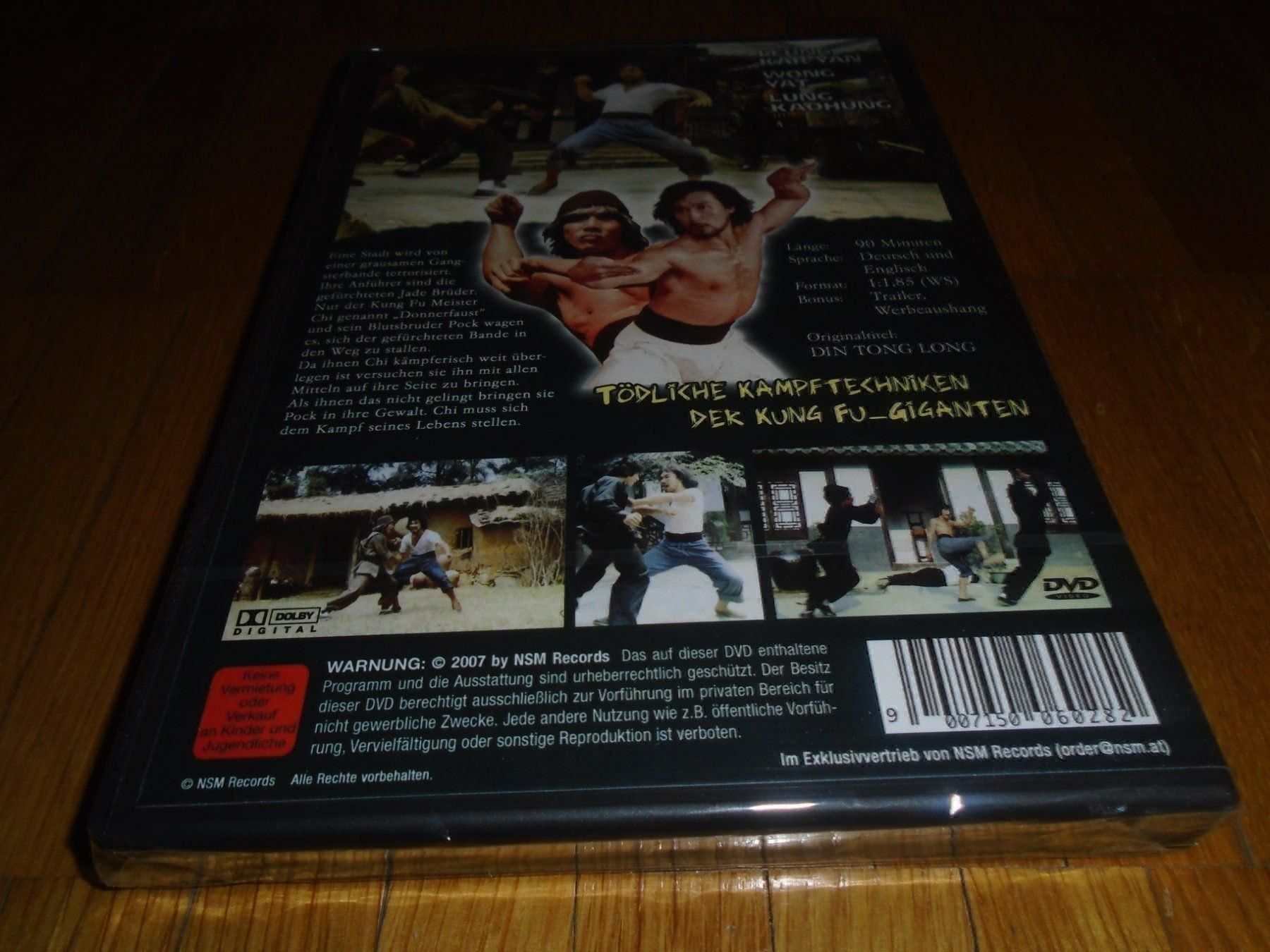 Tutti i DVDs: Thundering Mantis - Donnerfaust und Tigerkralle - UNCUT – Nuovo e nell'imballaggio originale da Basel venduto da havsok 1