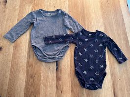 2er-Pack Baby Bodys Langarm H&M Grösse 74