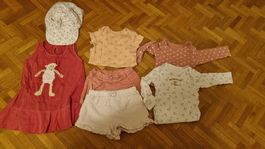 Lot des habits 7 pieces fille taille 80