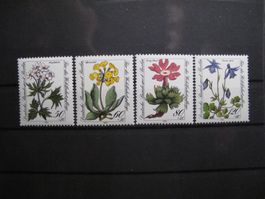 Berlin 1983 Gefährdete Alpenblumen **
