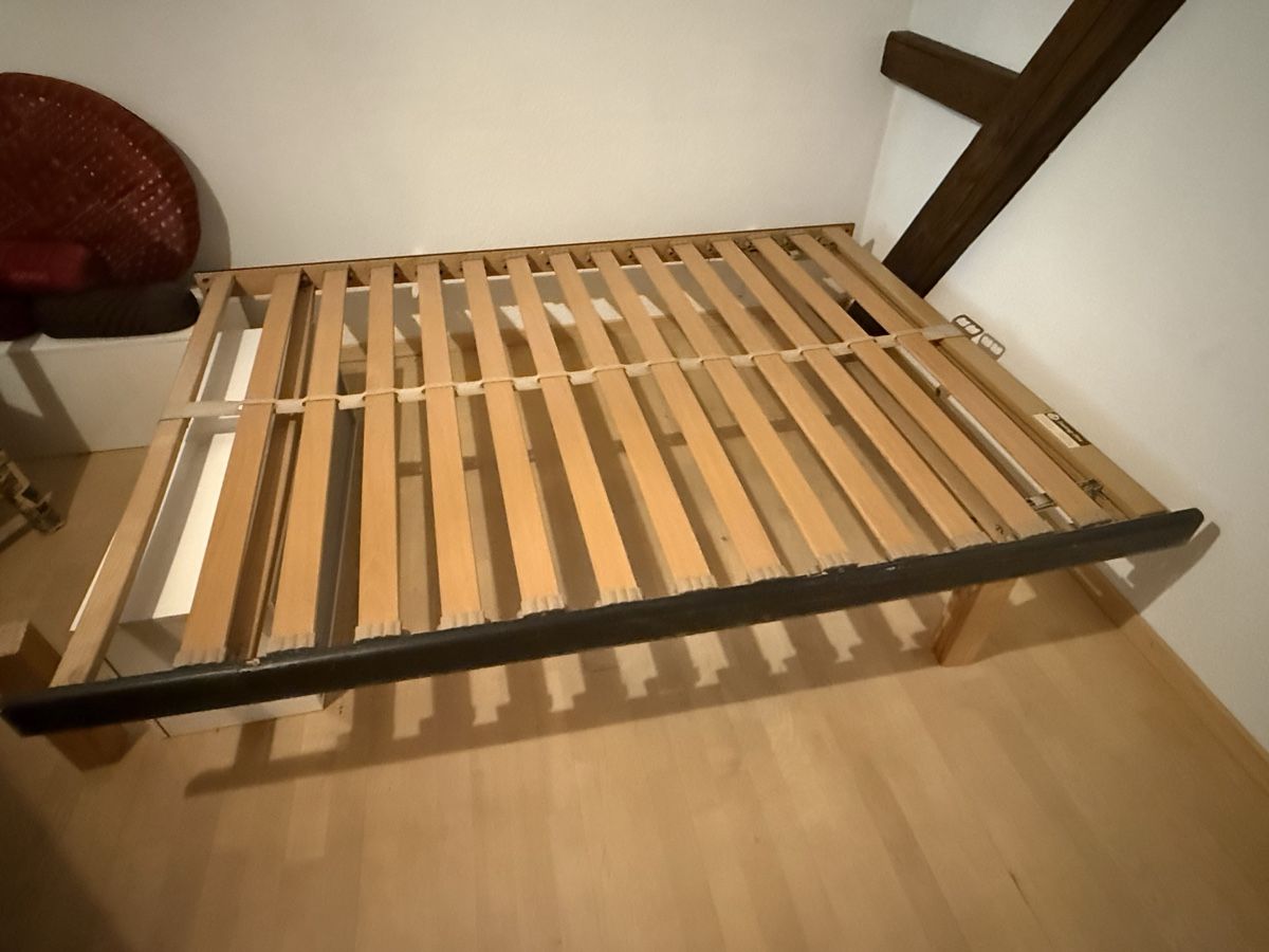 Reti a doghe: 140x200cm Lattenrost mit oder ohne Matratze – Usato da Menzengrüt venduto da SC1973 1