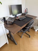 IKEA IDÅSEN Electric Standing Desk 160×80 cm, Walnut