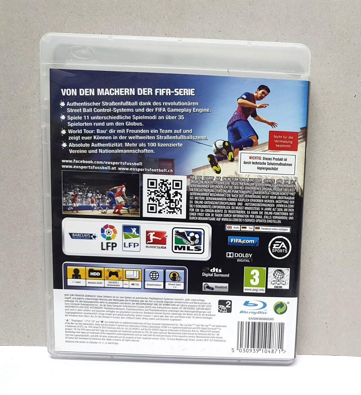 Sony Giochi: Fifa Street  Strassenfussball PS3 – Usato da Schüpfheim venduto da Games_Spielkonsolen 2