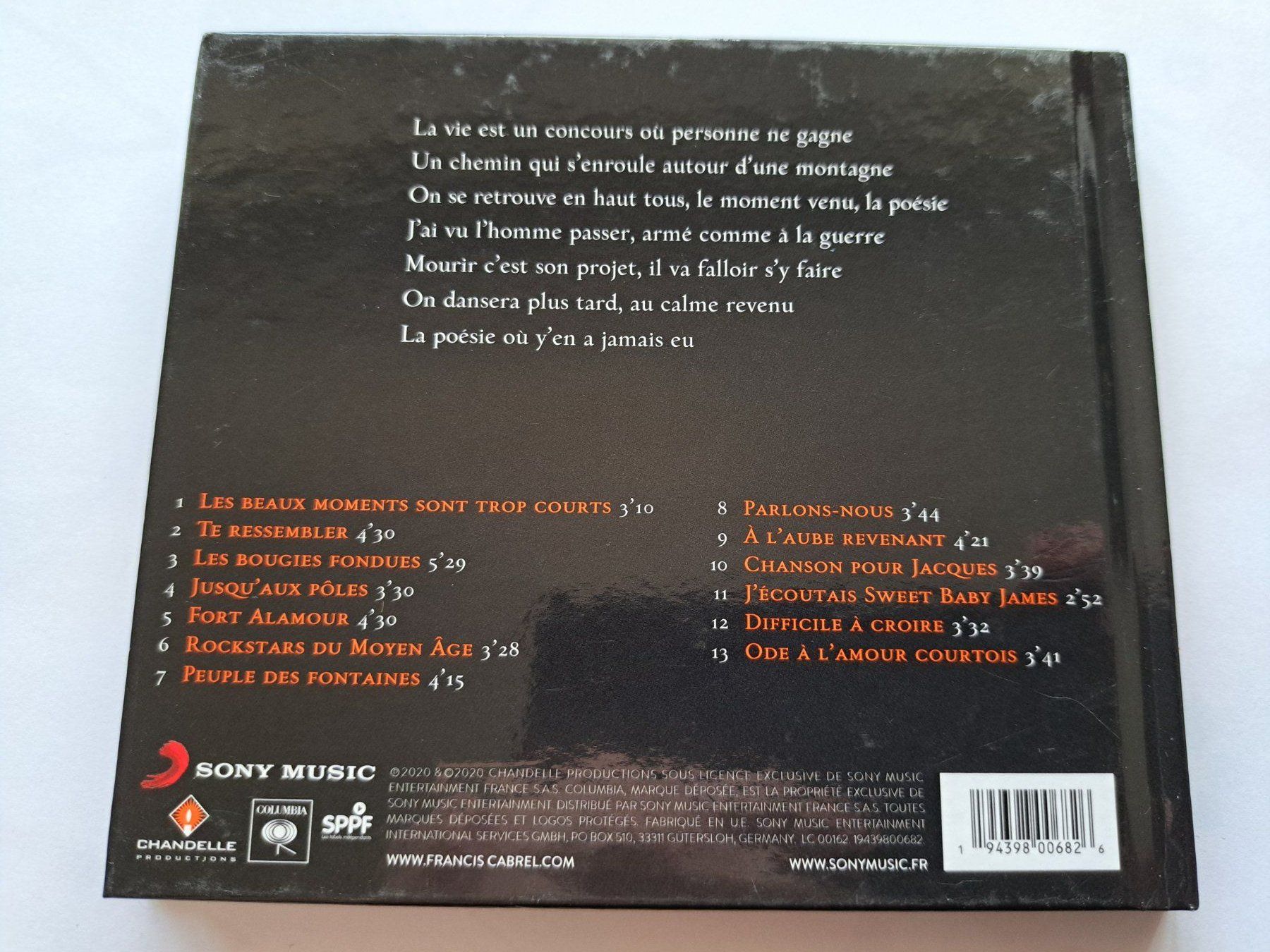 CD: CD Francis Cabrel - A l'Aube revenant – Usato da Pully venduto da bro_n52j 1