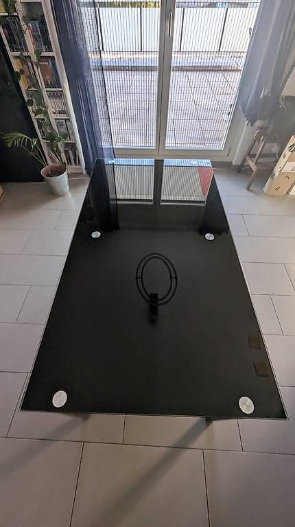 Schreibtische: Schreibtisch Glas schwarz – Gebraucht aus Trimbach von Chireel 2