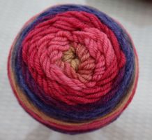 Strickwolle 400gr/1000m, mehrfarbig, Wolle/Acryl, Katia, NEU