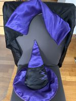 Zaubererkostüm Gr. S (4-6 Jahre) für Halloween, Karneval!