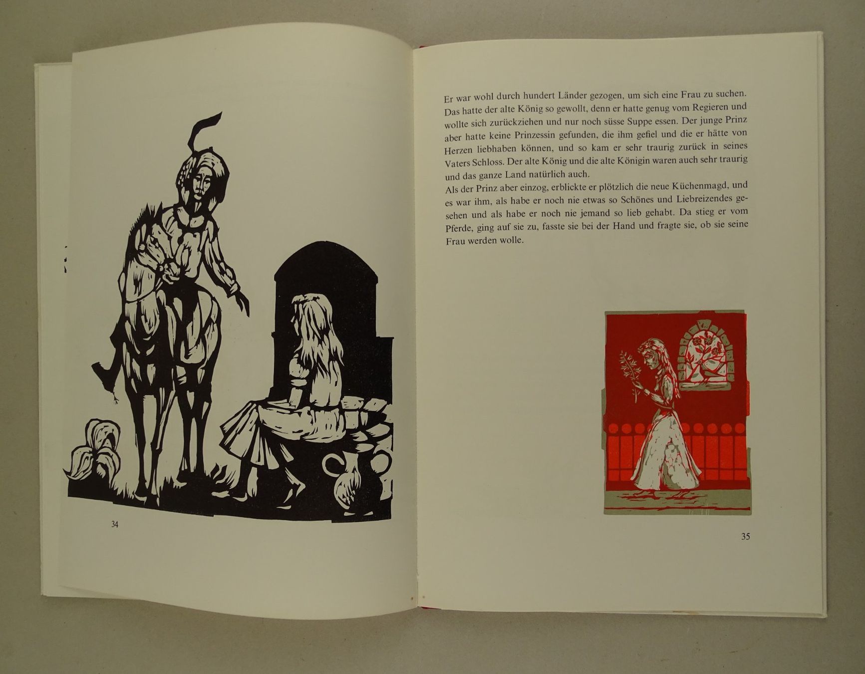 Bücher: DAS GLÄSERNE KRÖNLEIN, HOLZSCHNITTE, MÄRCHEN – Gebraucht aus Grüningen von Kartensammler 7