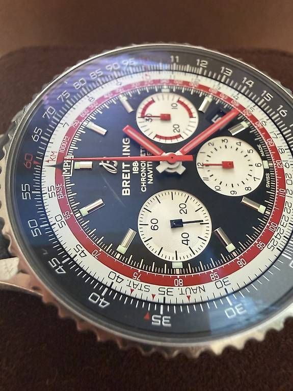 Breitling Orologi: Breitling Navitimer 1 B01 Chronograph Swissair – Usato da Zürich venduto da timeio 6