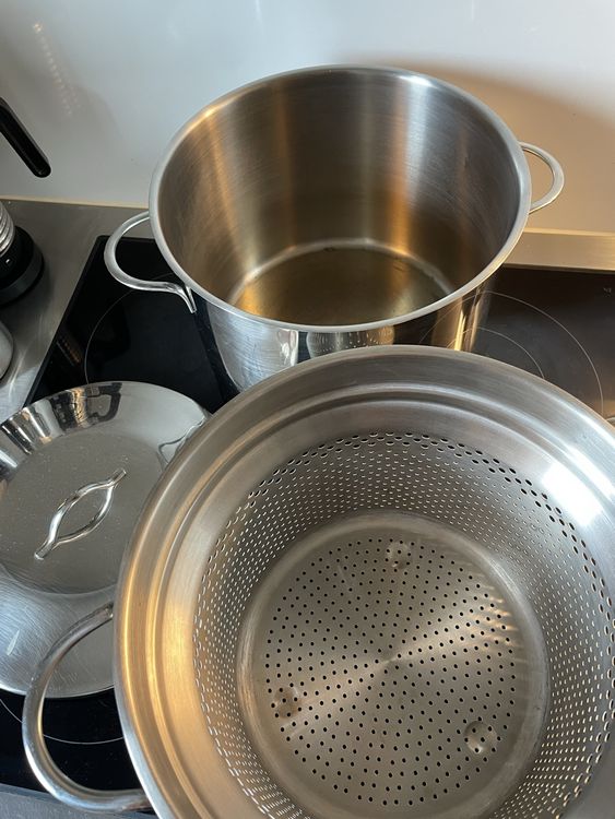 Grosser WMF Cromargan Kochtopf Edelstahl 2