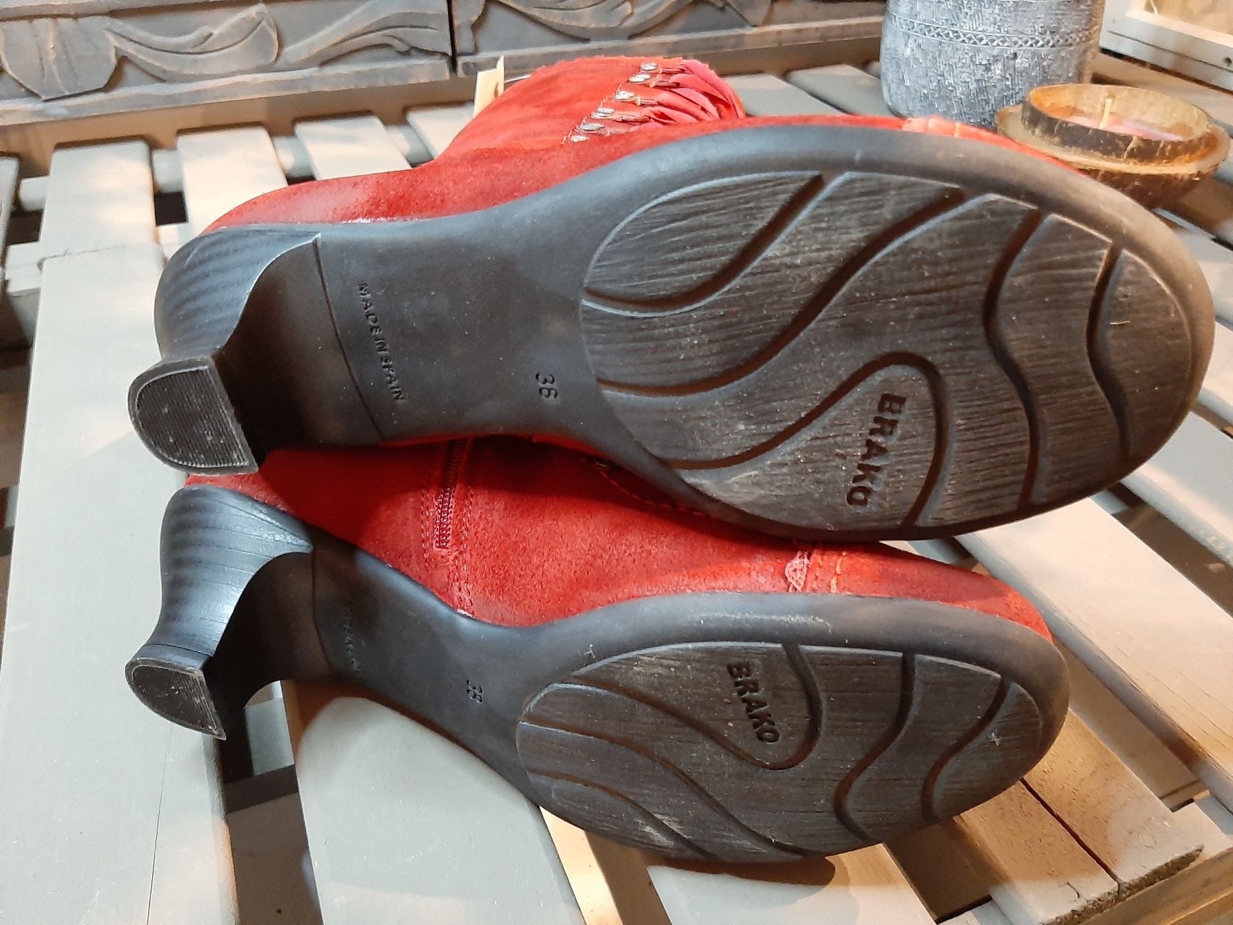 Scarpe da donna: wunderschöne BRAKO Stiefel rot 38 – Nuovo (secondo la descrizione) da Bern venduto da Preloved.Nile.4.Sale 7