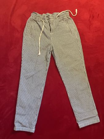 Ba&sh Gestreifte Paperbag Hose Gr. 38 Sommer 2023