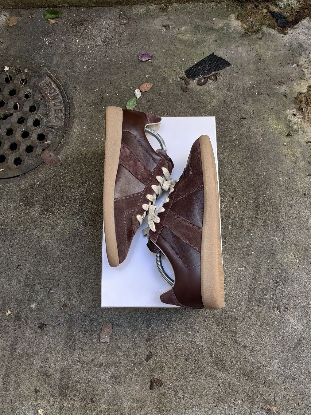Maison Margiela Scarpe da uomo: Margiela Replica trainer brown – Nuovo (secondo la descrizione) da Herzogenbuchsee venduto da pre_h27s 2