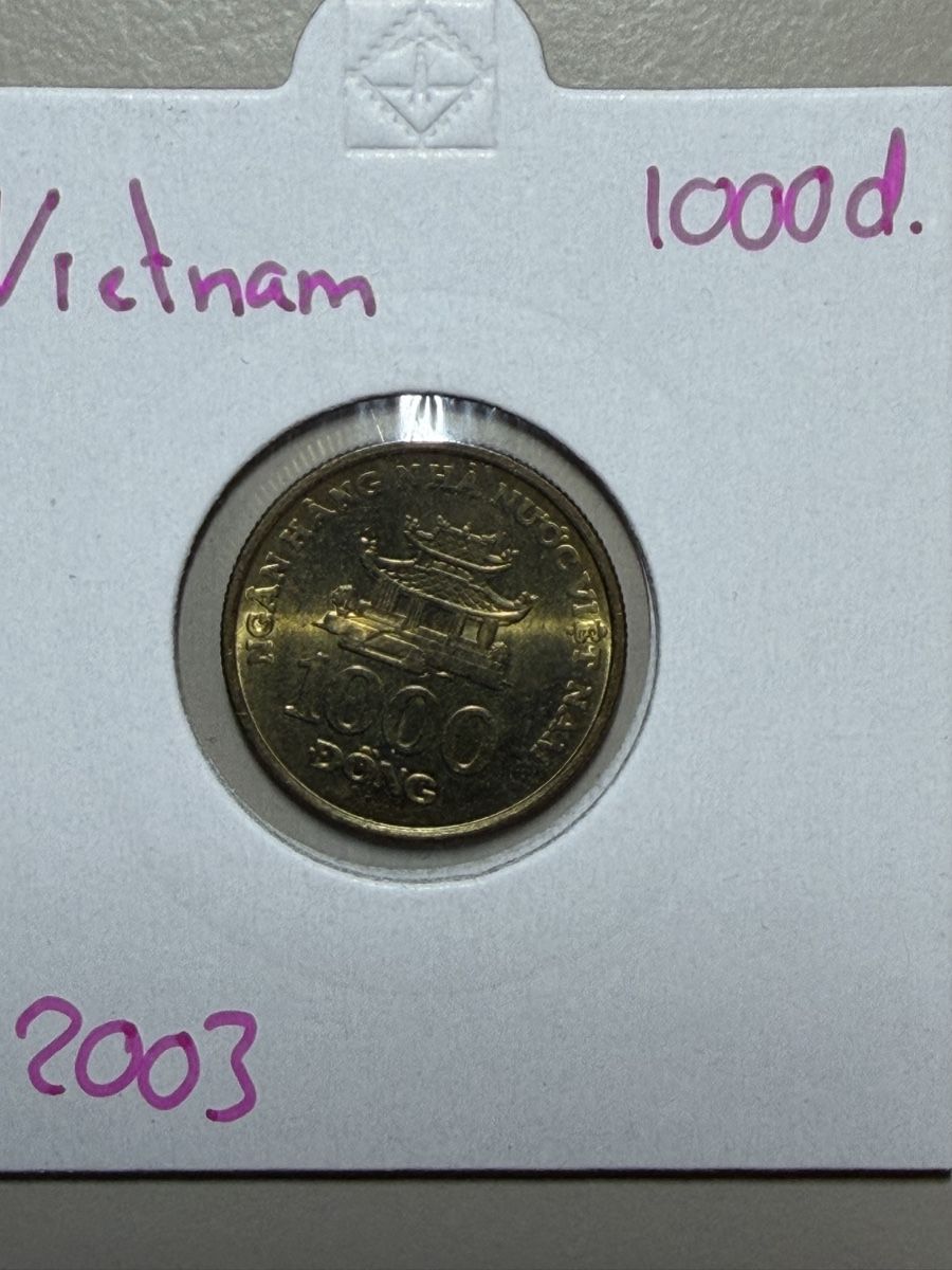 Tutti le monete: Vietnam - 1000 dong - 2003 – Usato da Payerne venduto da Mike1682