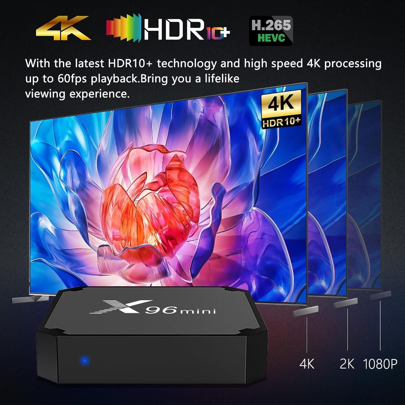 Multimediaplayer & Streamer: X96 Mini Mediaplayer Android TV Box 4K 2GB+16GB – Neu und originalverpackt aus Châtelaine von topshop.switzerland 1