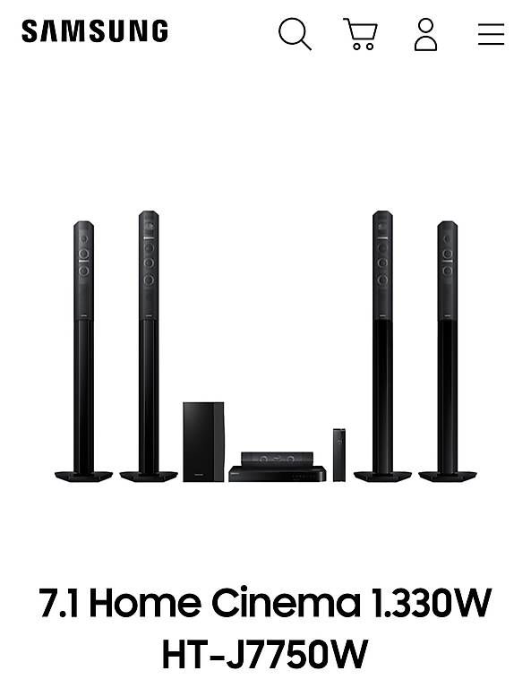 Home Cinema: Samsung Home Cinema 7.1 – Usato da Chur venduto da Steiermark1974