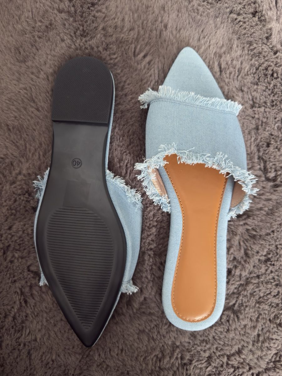 Chaussures femmes: Damen Mules Jeansstoff hellblau – Neuf avec emballage d'origine à Niederhasli par elm_7pyv 1