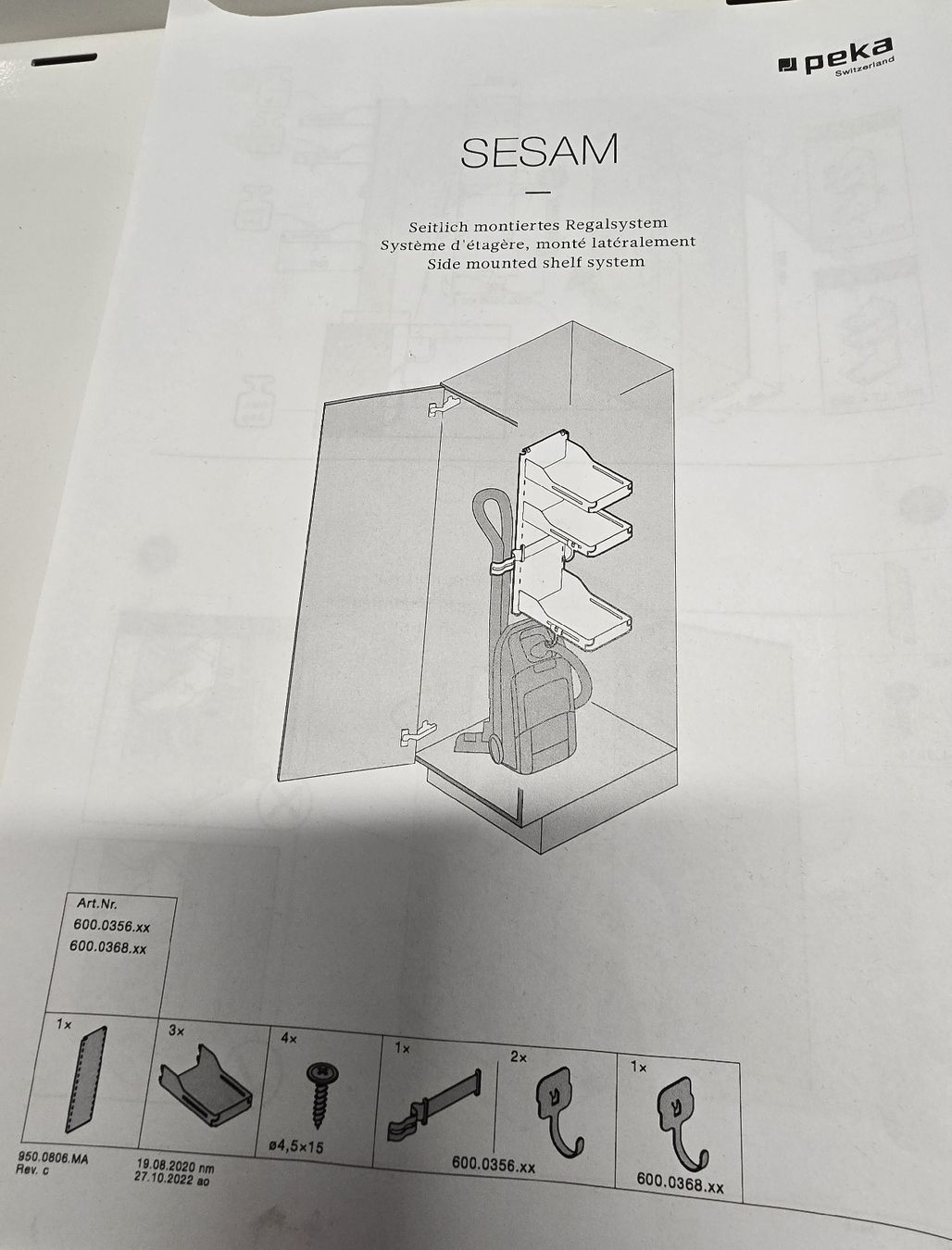 Supporti a parete: Staubsaugerwandhalterung Peka – Nuovo (secondo la descrizione) da Rorschacherberg venduto da Scharfeegge