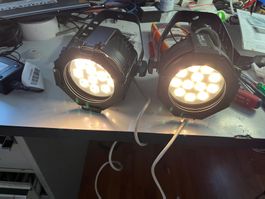 Schaufensterbeleuchtung 11 Anolis Par 12WW Black LED Spots