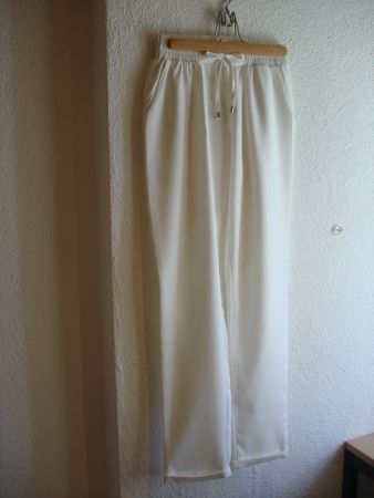 REKEN MAR Neue Weisse Hose Gr.34,  bequemer Schlupfbund