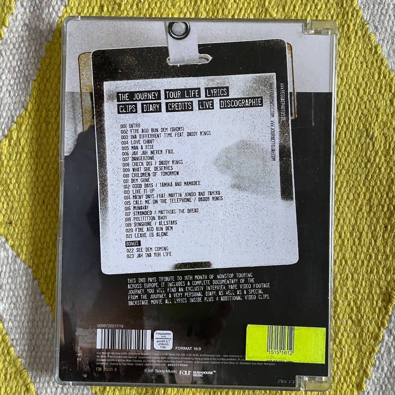 Tutti i DVDs: GENTLEMAN-DVD LIVE – Usato da Rorschacherberg venduto da CD-Roli 1
